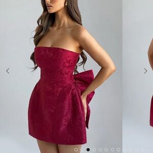 BabyBoo Elenora Mini Dress in Red - worn once